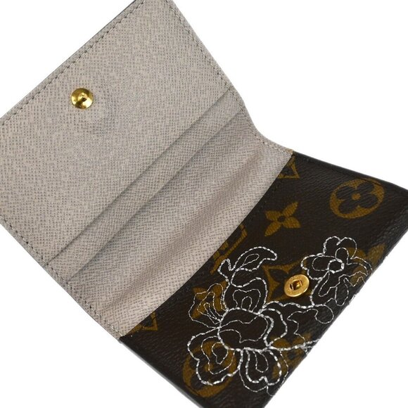 Louis Vuitton Monogram Dentelle Ludlow Coin Case Wallet M95392 CT0077 115371 - Picture 6 of 7